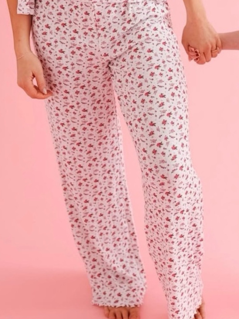 Posh Peanut x American Girl “Rosebud” Bamboo Pajama Bottoms size XXXL